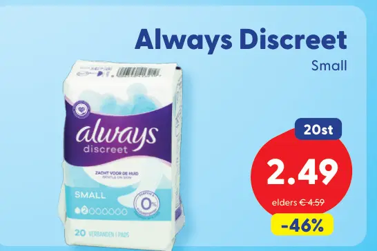 Aanbieding: Always Discreet