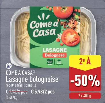 Offre: Lasagne bolognaise
