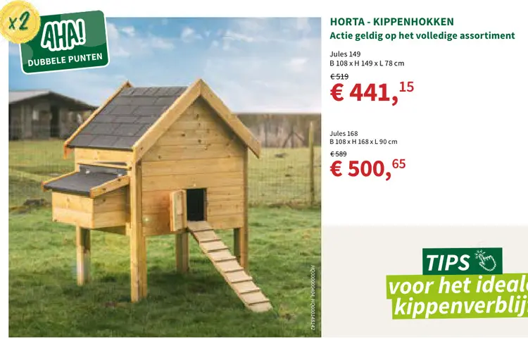 Promotie: Jules 149 kippenhok