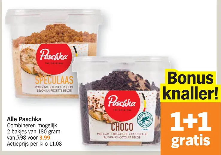Promotie: Paschka Speculaas & Choco