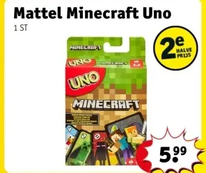 Aanbieding: Minecraft Uno