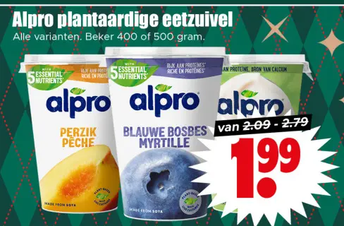 Aanbieding: plantaardige eetzuivel