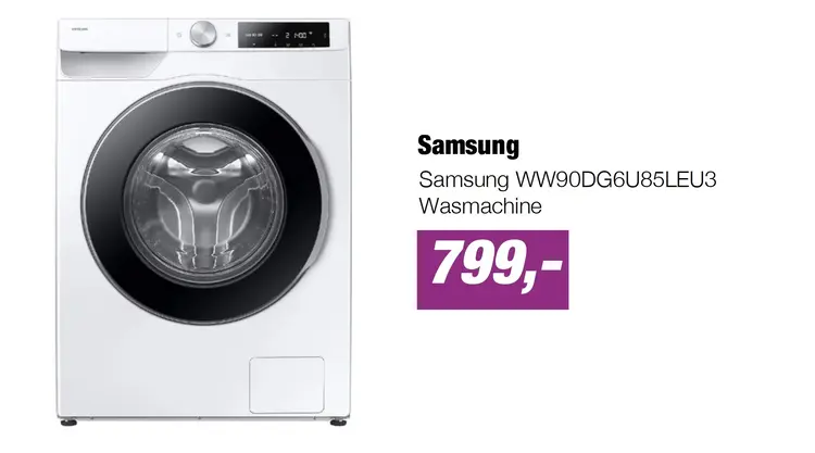 Aanbieding: Samsung WW90DG6U85LEU3 Wasmachine
