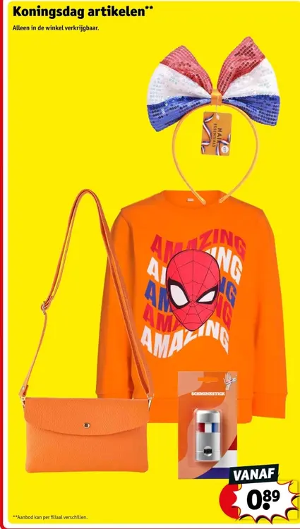 Aanbieding: Koningsdag artikelen