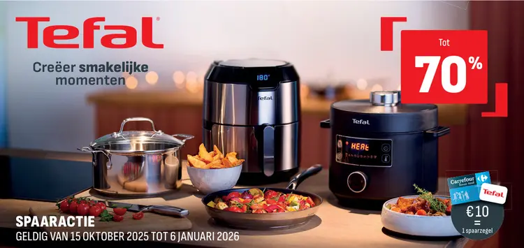 Promotie: Tefal Spaaractie