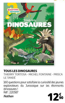 Aanbieding: TOUS LES DINOSAURES