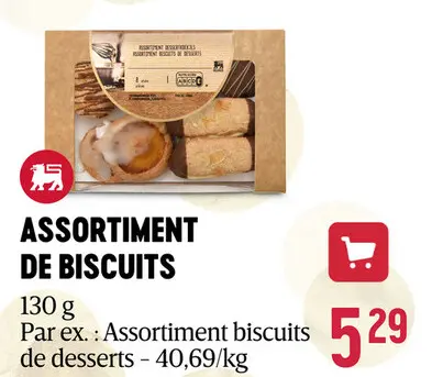 Offre: Assortiment de biscuits