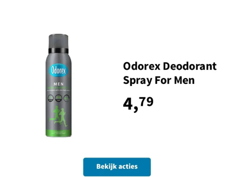 Aanbieding: Deodorant Spray For Men