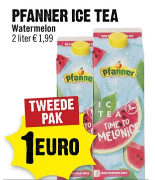 Aanbieding: PFANNER ICE TEA Watermelon