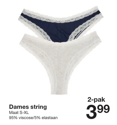 Aanbieding: Dames string