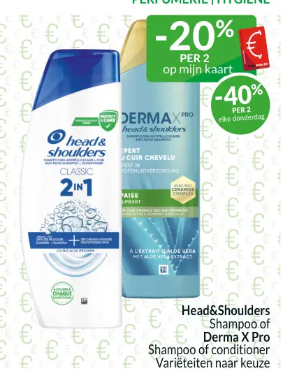 Promotie: Shampoo of Derma X Pro Shampoo of conditioner