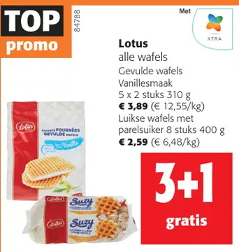Aanbieding: Lotus alle wafels