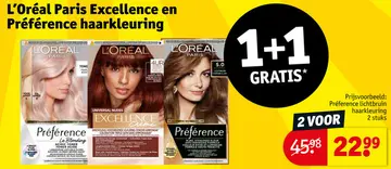 Aanbieding: Excellence en Préférence haarkl