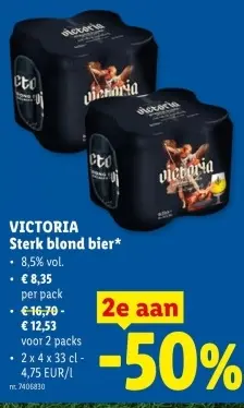 Promotie: Sterk blond bier