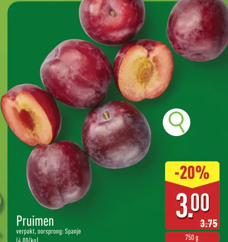 Promotie: Pruimen