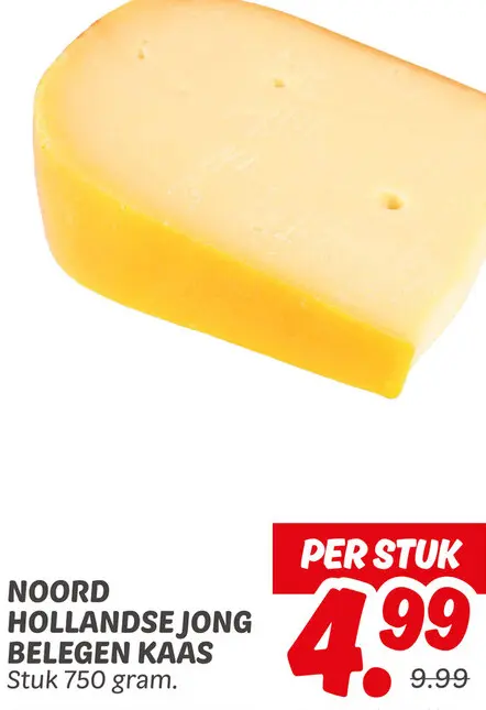 Aanbieding: Noord hollandse jong belegen kaas