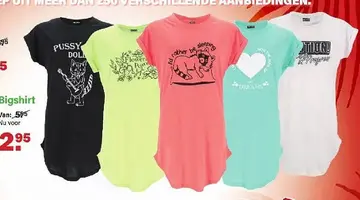 Aanbieding: Bigshirt