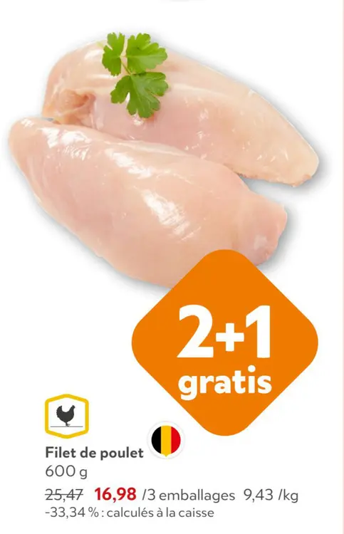 Offre: Filet de poulet
