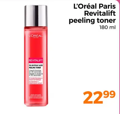 Aanbieding: Revitalift peeling toner