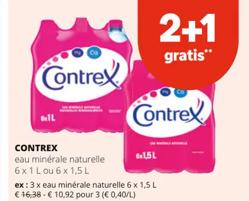 Offre: CONTREX eau minérale naturelle
