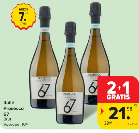 Promotie: Prosecco 67 Brut
