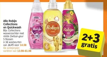 Aanbieding: Alle Robijn Collections en Quickwash