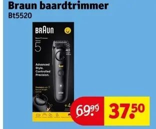 Promotie: Braun baardtrimmer