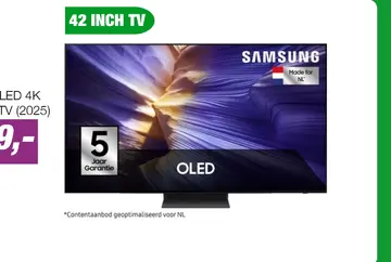Aanbieding: Samsung OLED 4K QE42S92F TV (2025)