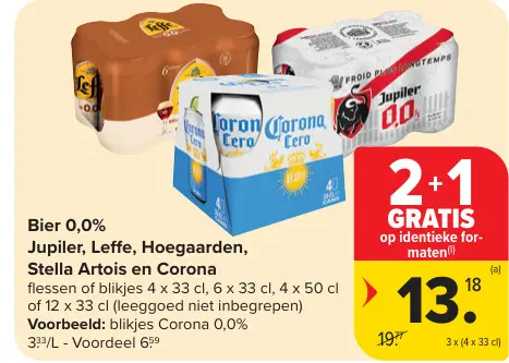 Promotie: Bier 0,0%