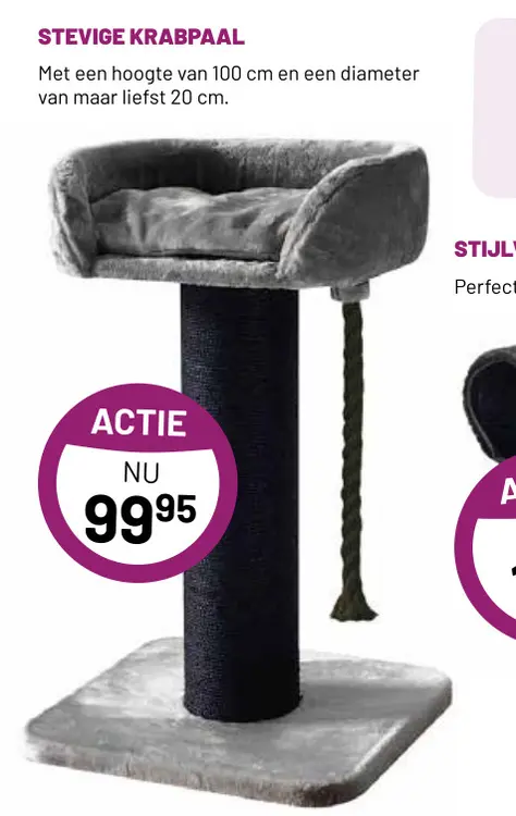 Aanbieding: Stevige krabpaal