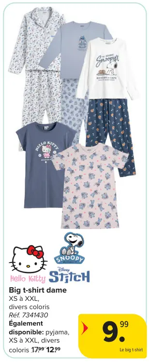 Offre: Big t-shirt dame