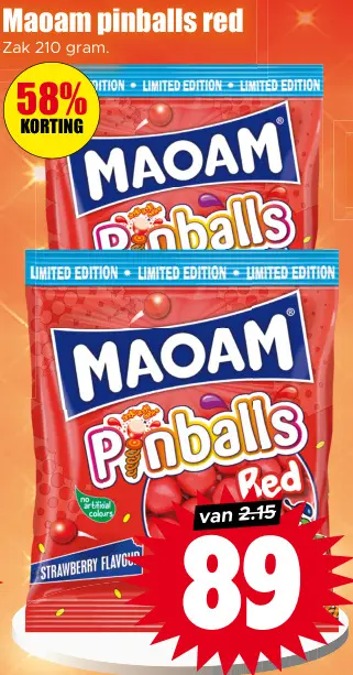 Aanbieding: Pinballs red