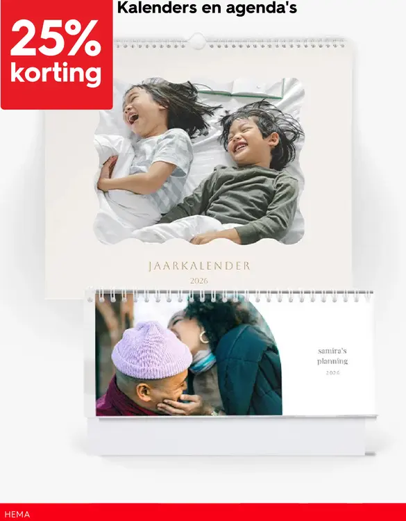 Promotie: Kalenders en agenda's