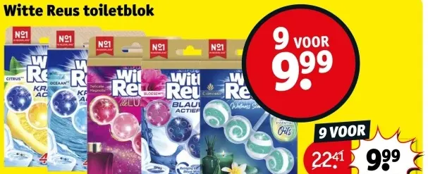 Aanbieding: Witte Reus toiletblok