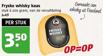 Aanbieding: Fryske whisky kaas