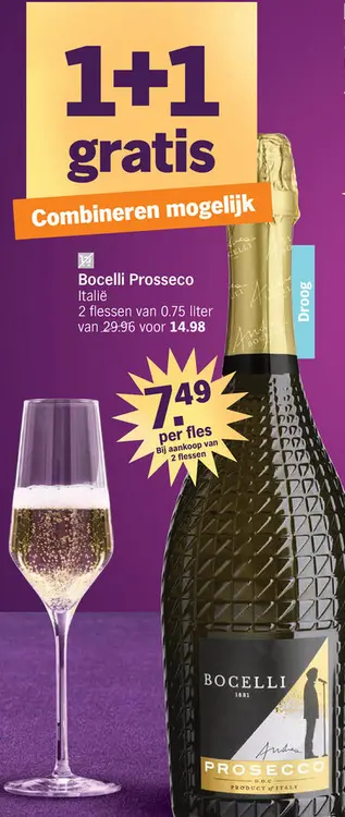 Promotie: Bocelli Prosseco