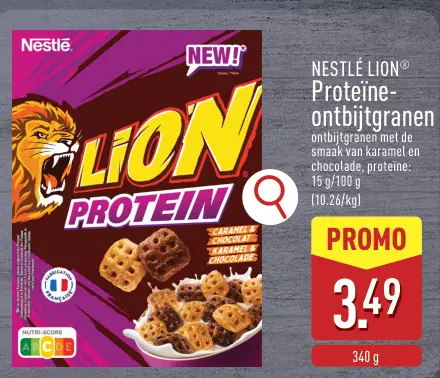 Promotie: LION® Proteïne-ontbijtgranen
