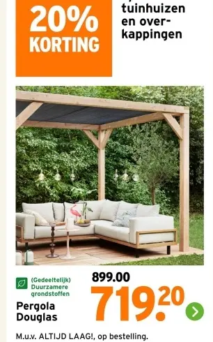 Aanbieding: Pergola Douglas