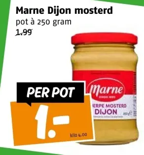 Aanbieding: Marne Dijon mosterd