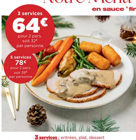 Offre: Notre Menu
