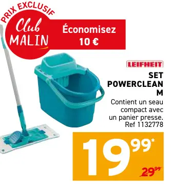 Offre: Set powerclean m