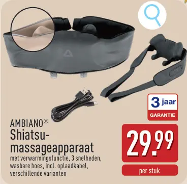 Promotie: Shiatsu-massageapparaat