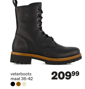 Aanbieding: Panama Jack Frisia B14 Veterboots zwart