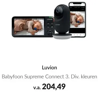 Aanbieding: Babyfoon Supreme Connect 3