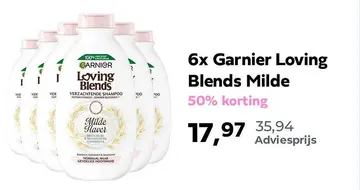Aanbieding: 6x Garnier Loving Blends Milde