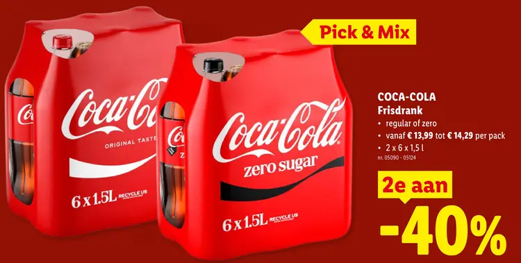 Promotie: COCA-COLA Frisdrank
