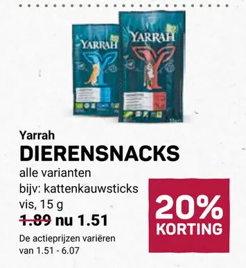 Aanbieding: Dierensnacks