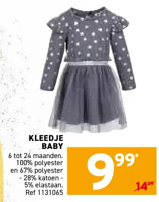 Aanbieding: Kleedje baby