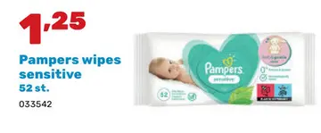Aanbieding: Pampers wipes sensitive