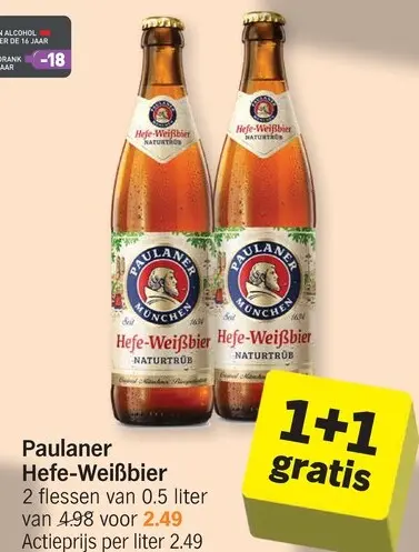 Promotie: Paulaner Hefe-Weißbier